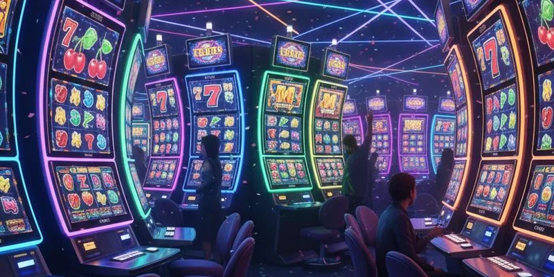 Moderne Spielautomaten in der Crocobet Casino Lobby